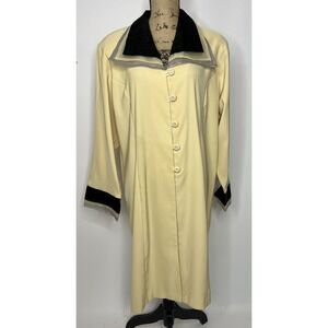 Sabrina by Youlim Woman 1 X Swing Coat With Organza Collar And Sleeve